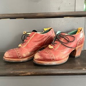 pskaufman red oxford heels